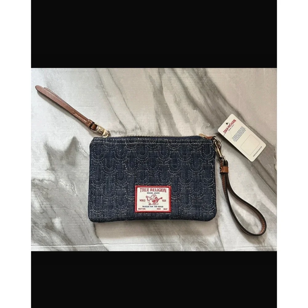 True Religion Denim Wristlet